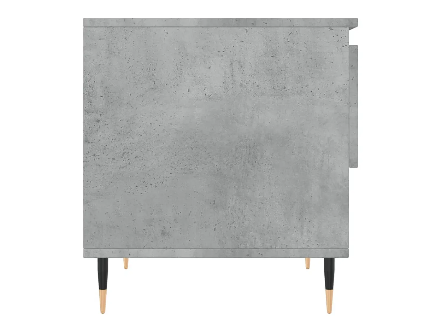 Conjunto de 2 Mesas de Centro | Mesa de apoio | Mesa de café 50x46x50 cm deriv. madeira cinza-cimento^ Mesa De Centro
