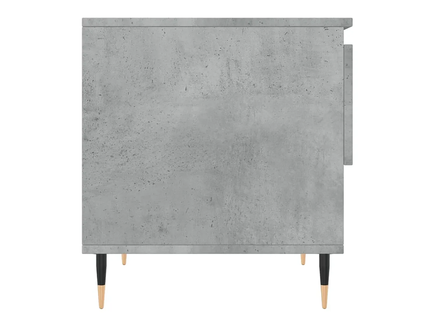 Conjunto de 2 Mesas de Centro | Mesa de apoio | Mesa de café 50x46x50 cm deriv. madeira cinza-cimento^ Mesa De Centro