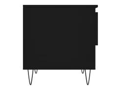 Best Conjunto de 2 Mesas de Centro | Mesa de apoio | Mesa de café 50x46x50 cm derivados de madeira Preto