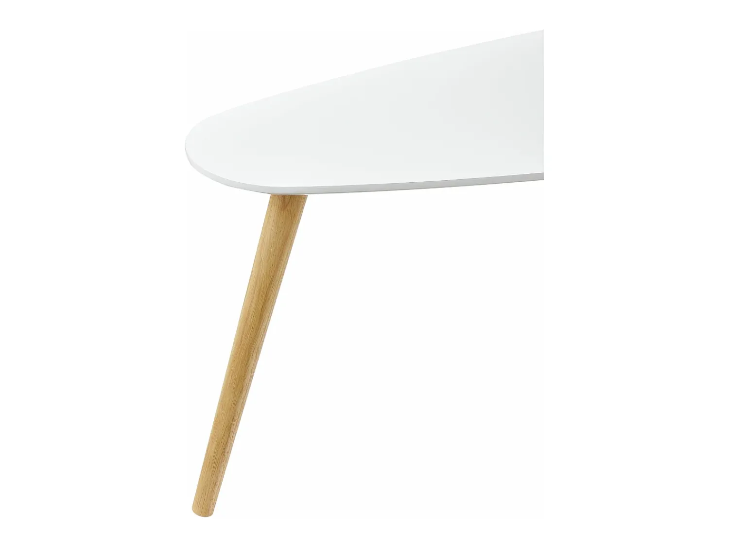 Helloshop26 Conjunto de 2 mesas de centro de tamanhos diferentes design para sala de estar MDF pinho 45,5 x 80 x 40 cm e 40,5 x 68 x 36 cm fosco 03_0005777^ Mesa De Centro