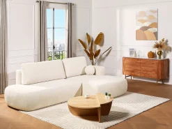 Mesa De Centro|Vente-unique Conjunto de 2 mesas de centro cor natural clara - ALOEVA Natural claro