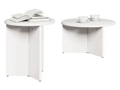 Conjunto de 2 Mesas de Centro | Mesa de apoio 49x49x28 cm^ Mesa De Centro