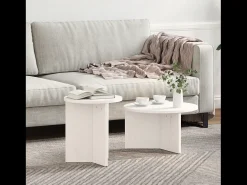 Conjunto de 2 Mesas de Centro | Mesa de apoio 49x49x28 cm^ Mesa De Centro