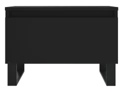Mesa De Centro* Conjunto de 2 Mesas de Centro | Mesa de apoio | Mesa de café 50x46x35 cm derivados de madeira Preto