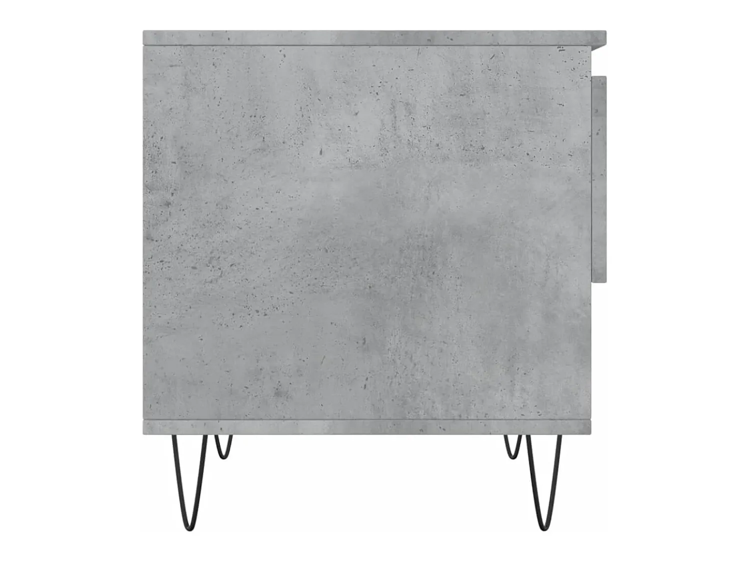 Conjunto de 2 Mesas de Centro | Mesa de apoio | Mesa de café 50x46x50 cm deriv. madeira cinza-cimento^ Mesa De Centro