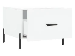 Conjunto de 2 Mesas de Centro | Mesa de apoio | Mesa de café 50x50x40 cm madeira processada^ Mesa De Centro