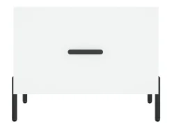 Conjunto de 2 Mesas de Centro | Mesa de apoio | Mesa de café 50x50x40 cm madeira processada^ Mesa De Centro
