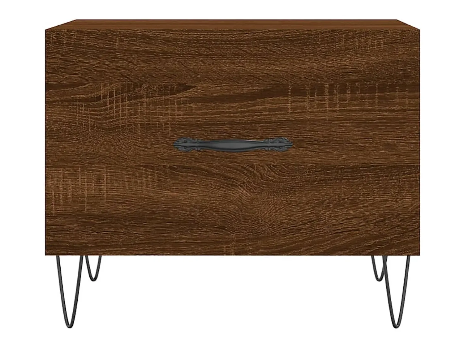 Best Conjunto de 2 Mesas de Centro | Mesa de apoio | Mesa de café 50x50x40 cm madeira proc. carvalho Castanho