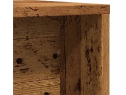 Online Conjunto de 2 Mesas de Centro Baixas | Mesa de apoio deriv. madeira madeira velha Castanho