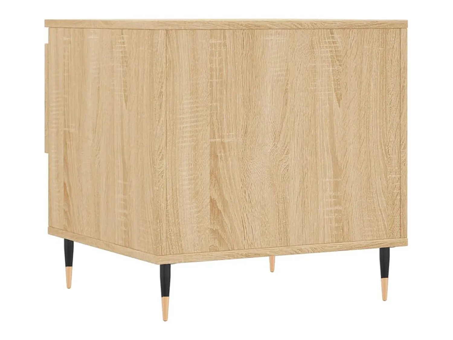 Conjunto de 2 Mesas de Centro | Mesa de apoio | Mesa de café 50x46x50cm deriv. madeira carvalho sonoma^ Mesa De Centro