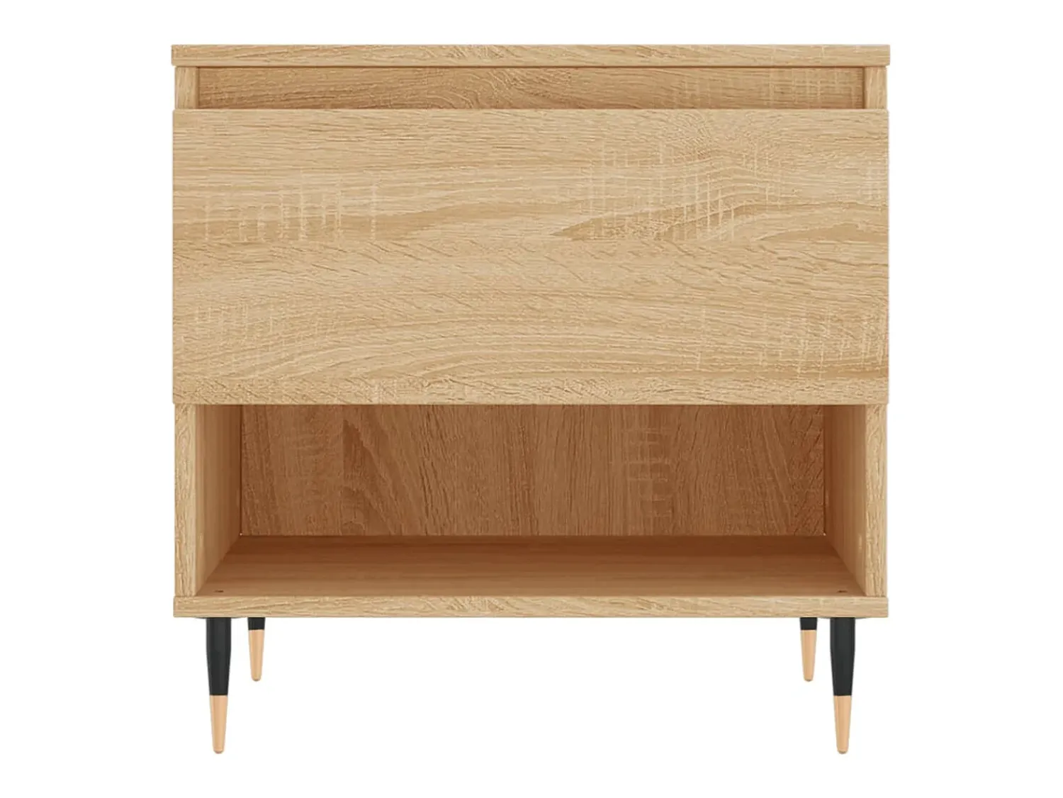Conjunto de 2 Mesas de Centro | Mesa de apoio | Mesa de café 50x46x50cm deriv. madeira carvalho sonoma^ Mesa De Centro