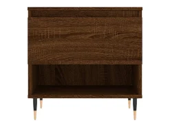 Mesa De Centro* Conjunto de 2 Mesas de Centro | Mesa de apoio | Mesa de café 50x46x50 cm deriv. madeira carvalho Castanho