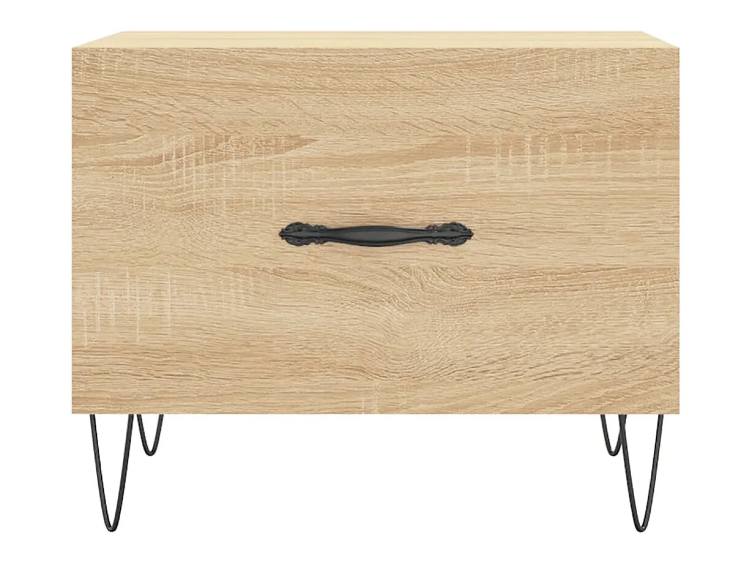 Conjunto de 2 Mesas de Centro | Mesa de apoio | Mesa de café 50x50x40cm deriv. madeira carvalho sonoma^ Mesa De Centro