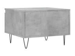 Mesa De Centro* Conjunto de 2 Mesas de Centro | Mesa de apoio | Mesa de café 50x46x35 cm deriv. madeira cinza-cimento Cinzento