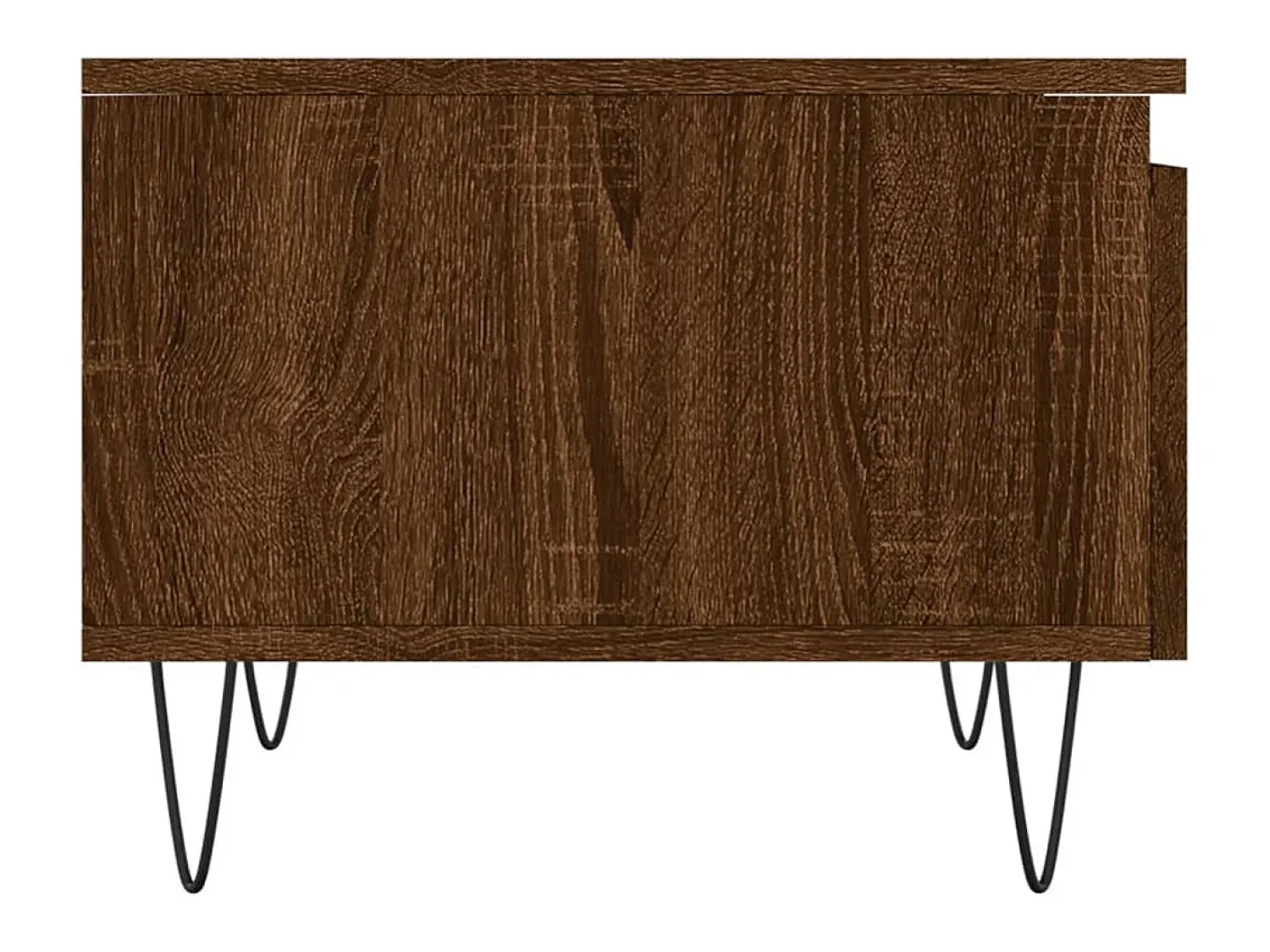 Mesa De Centro| Conjunto de 2 Mesas de Centro | Mesa de apoio | Mesa de café 50x46x35 cm deriv. madeira carvalho Castanho