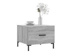 Conjunto de 2 Mesas de Centro | Mesa de apoio | Mesa de café 50x50x40 cm madeira proc. sonoma cinza^ Mesa De Centro
