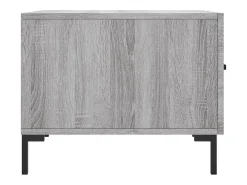 Conjunto de 2 Mesas de Centro | Mesa de apoio | Mesa de café 50x50x40 cm madeira proc. sonoma cinza^ Mesa De Centro