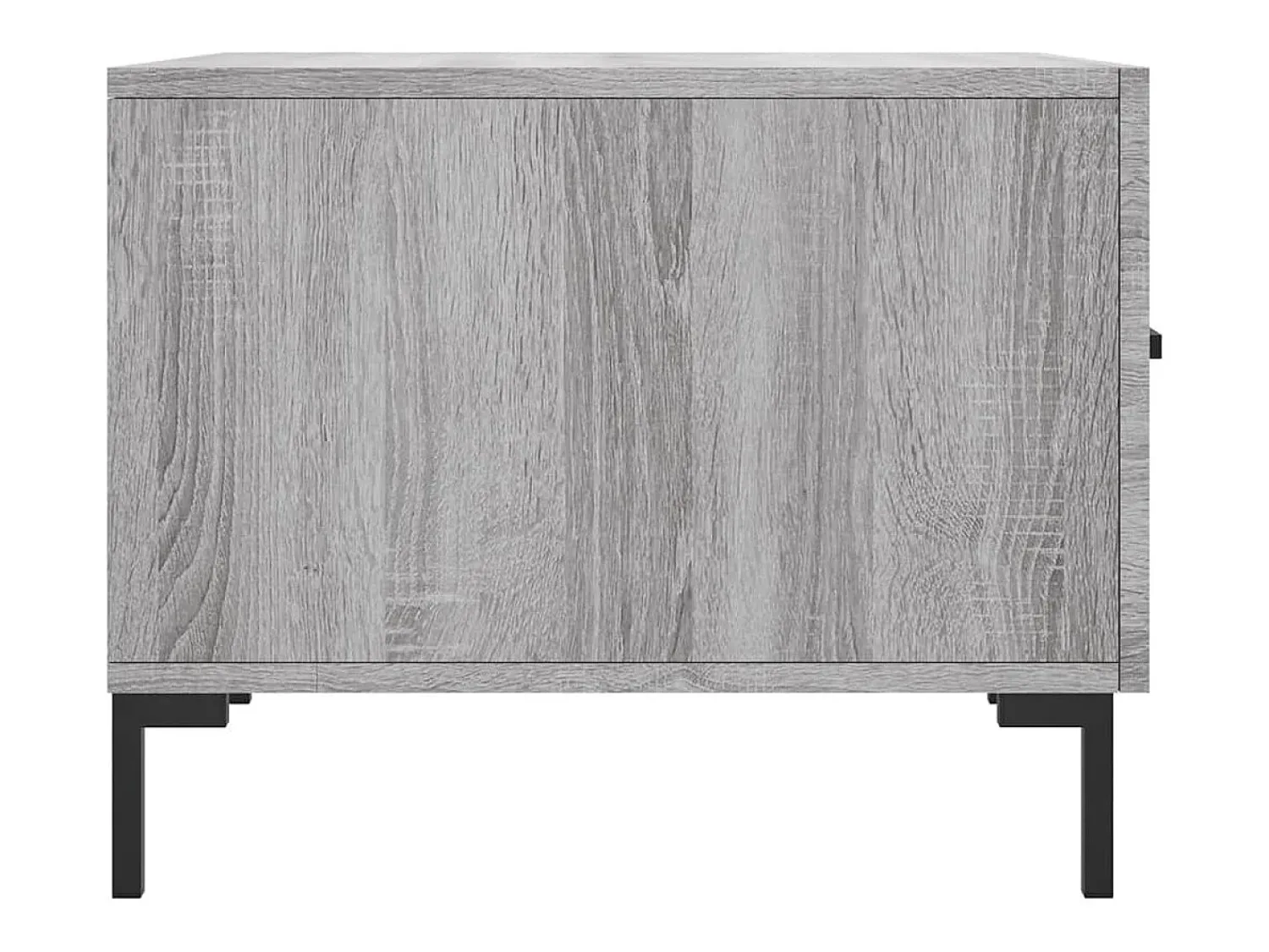 Conjunto de 2 Mesas de Centro | Mesa de apoio | Mesa de café 50x50x40 cm madeira proc. sonoma cinza^ Mesa De Centro