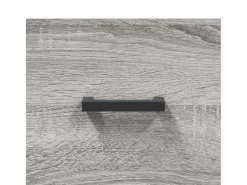 Conjunto de 2 Mesas de Centro | Mesa de apoio | Mesa de café 50x50x40 cm madeira proc. sonoma cinza^ Mesa De Centro