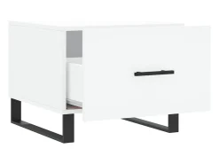 Conjunto de 2 Mesas de Centro | Mesa de apoio | Mesa de café 50x50x40 cm madeira processada^ Mesa De Centro