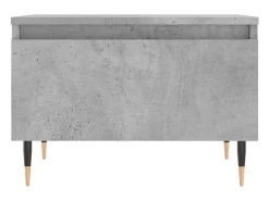 Mesa De Centro| Conjunto de 2 Mesas de Centro | Mesa de apoio | Mesa de café 50x46x35 cm deriv. madeira cinza-cimento Cinzento