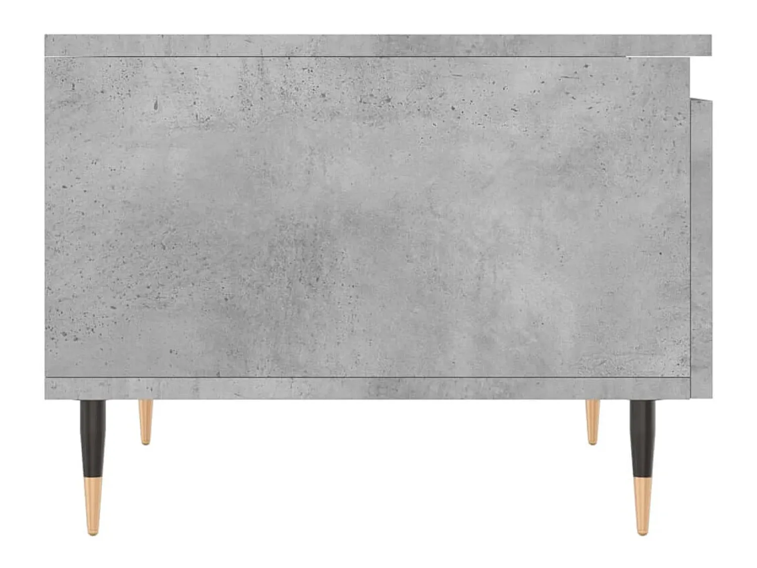 Mesa De Centro| Conjunto de 2 Mesas de Centro | Mesa de apoio | Mesa de café 50x46x35 cm deriv. madeira cinza-cimento Cinzento