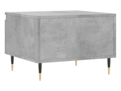 Mesa De Centro| Conjunto de 2 Mesas de Centro | Mesa de apoio | Mesa de café 50x46x35 cm deriv. madeira cinza-cimento Cinzento