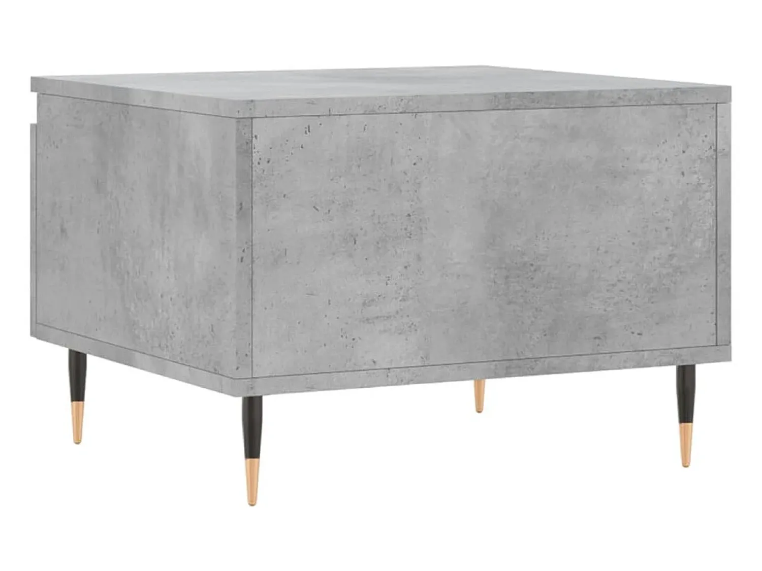 Mesa De Centro| Conjunto de 2 Mesas de Centro | Mesa de apoio | Mesa de café 50x46x35 cm deriv. madeira cinza-cimento Cinzento