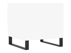 Mesa De Centro| Conjunto de 2 Mesas de Centro | Mesa de apoio | Mesa de café 50x46x50 cm derivados de madeira Branco