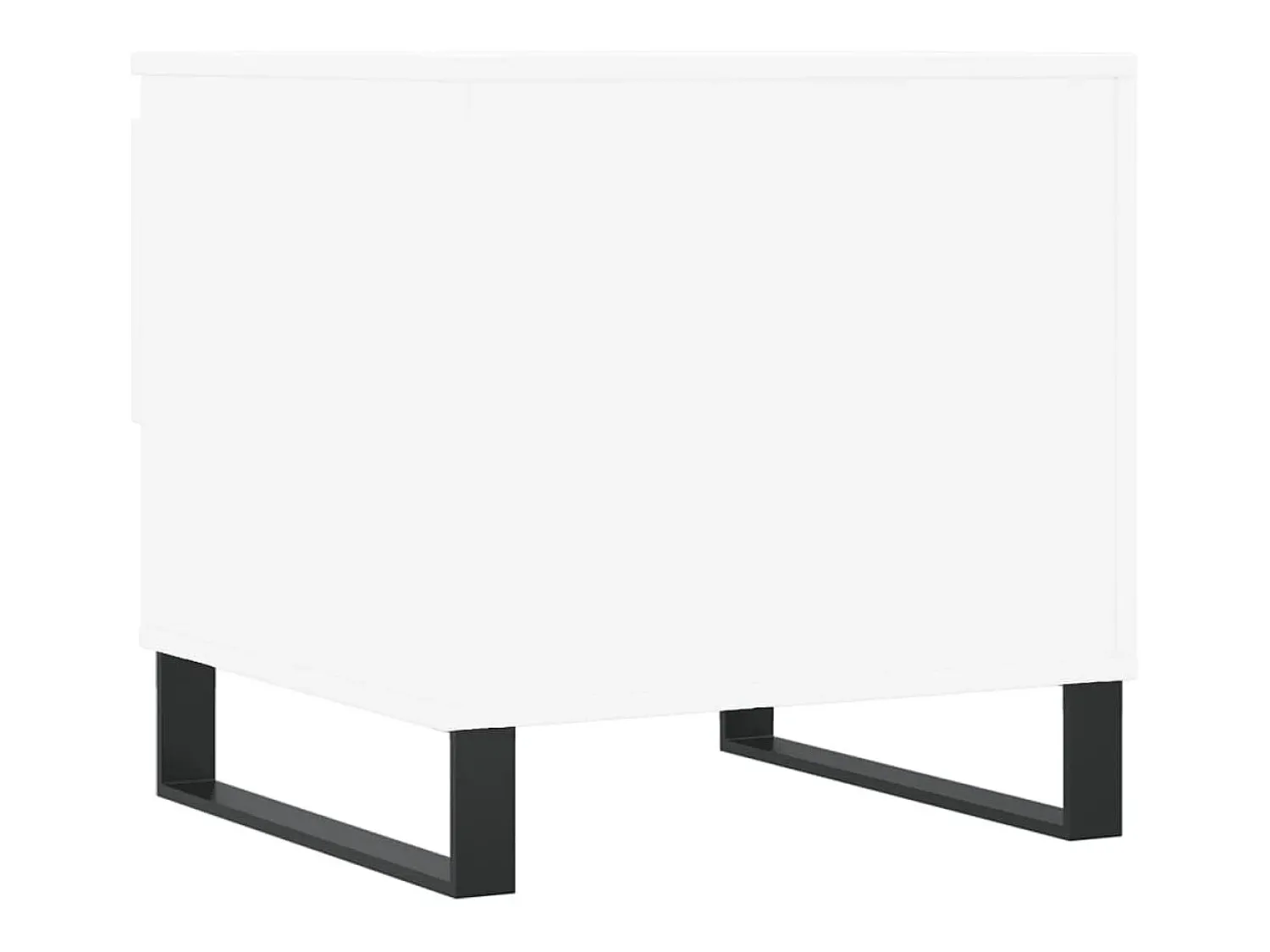 Mesa De Centro| Conjunto de 2 Mesas de Centro | Mesa de apoio | Mesa de café 50x46x50 cm derivados de madeira Branco