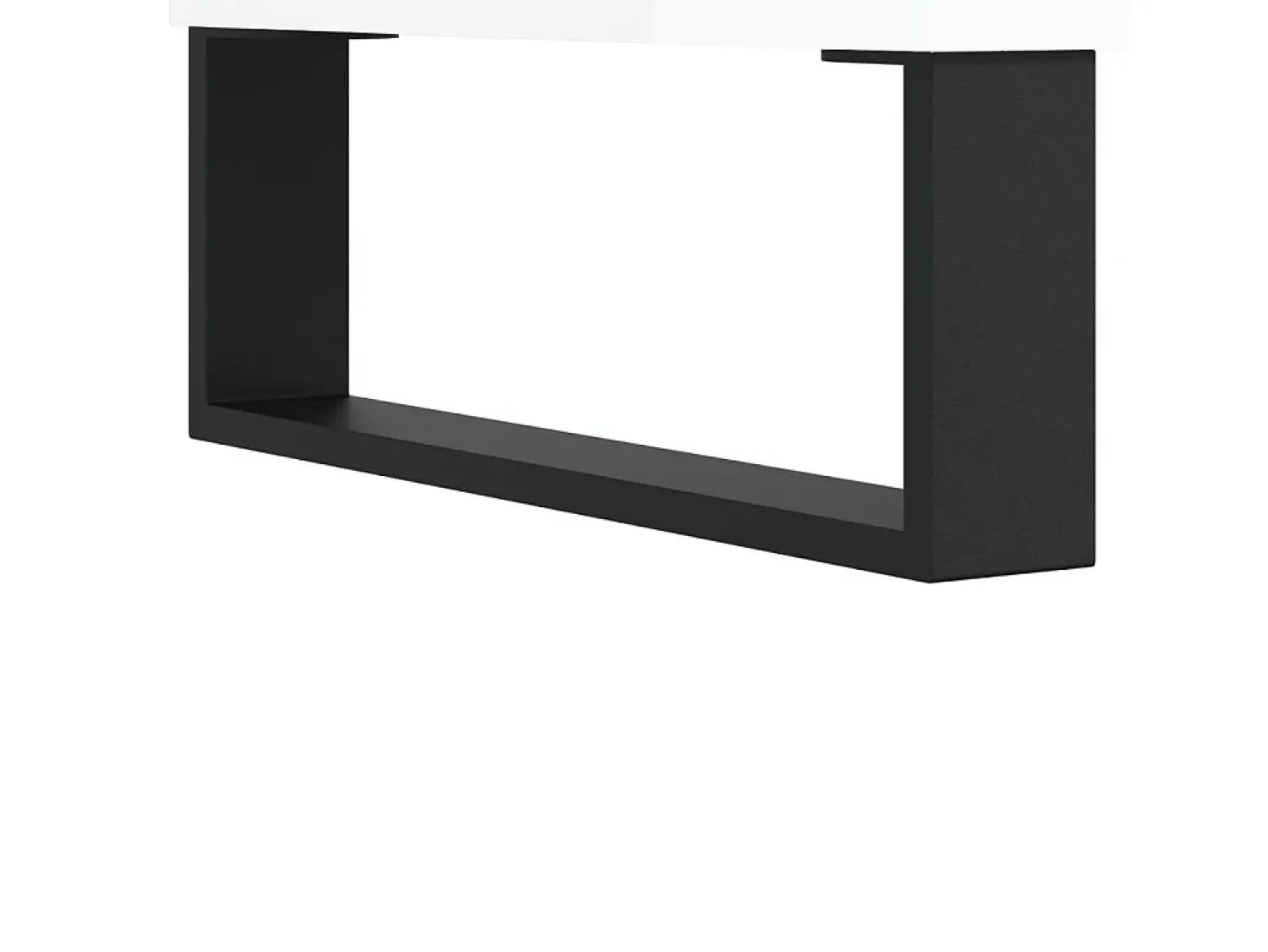 Mesa De Centro| Conjunto de 2 Mesas de Centro | Mesa de apoio | Mesa de café 50x46x50 cm derivados de madeira Branco