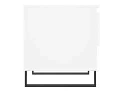 Mesa De Centro| Conjunto de 2 Mesas de Centro | Mesa de apoio | Mesa de café 50x46x50 cm derivados de madeira Branco