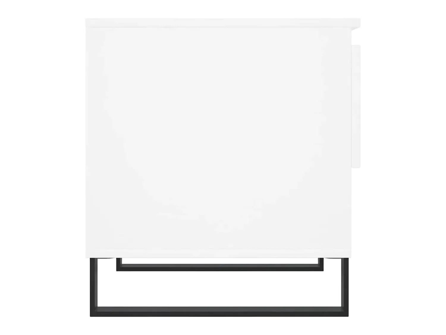Mesa De Centro| Conjunto de 2 Mesas de Centro | Mesa de apoio | Mesa de café 50x46x50 cm derivados de madeira Branco
