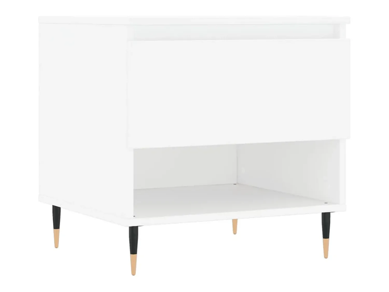 Conjunto de 2 Mesas de Centro | Mesa de apoio | Mesa de café 50x46x50 cm derivados de madeira^ Mesa De Centro