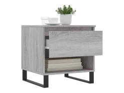 Conjunto de 2 Mesas de Centro | Mesa de apoio | Mesa de café 50x46x50cm deriv. madeira sonoma^ Mesa De Centro