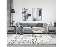 Conjunto de 2 Mesas de Centro | Mesa de apoio | Mesa de café 50x46x50cm deriv. madeira sonoma^ Mesa De Centro