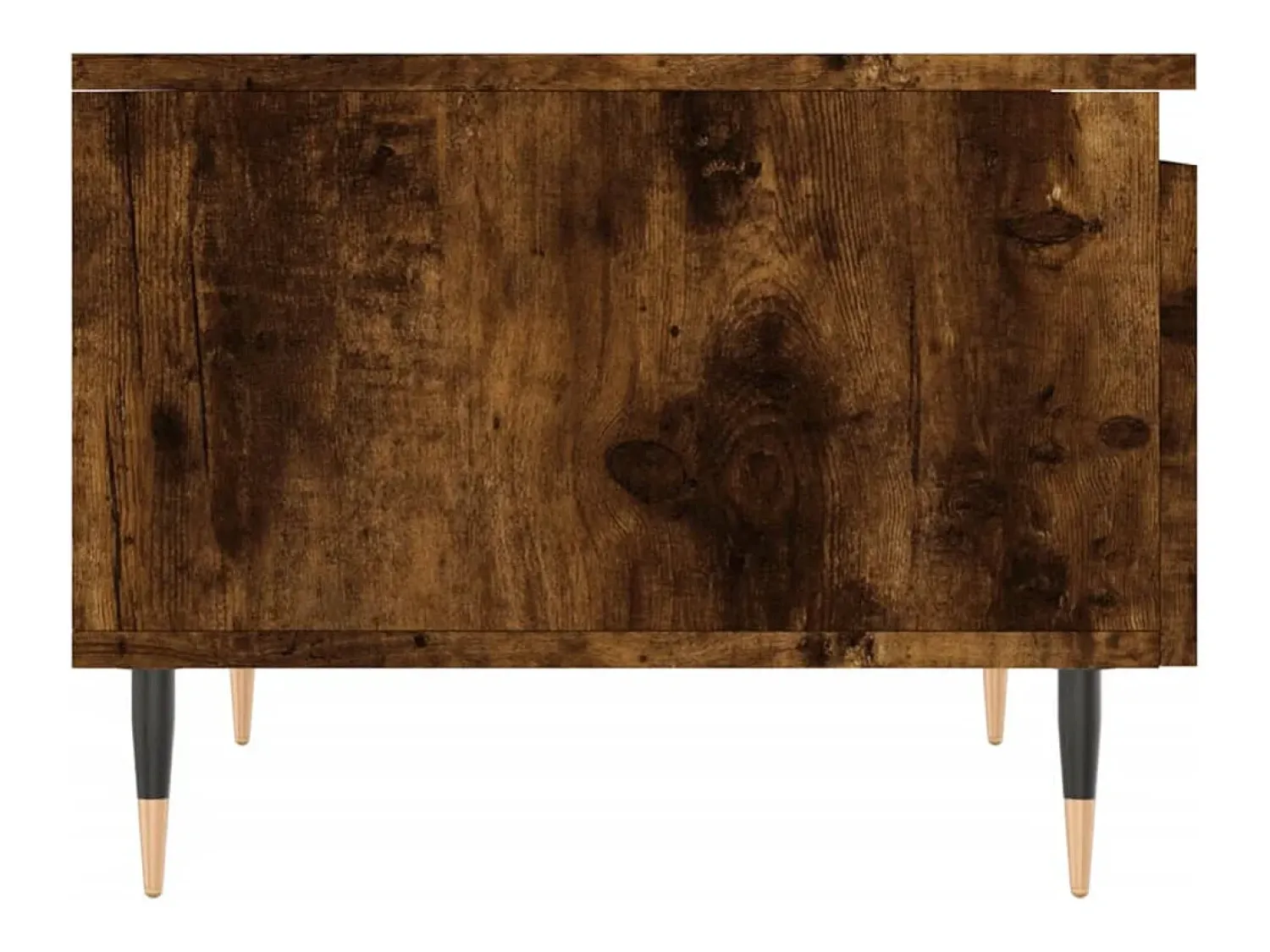 Conjunto de 2 Mesas de Centro | Mesa de apoio | Mesa de café 50x46x35cm deriv. madeira carvalho fumado^ Mesa De Centro