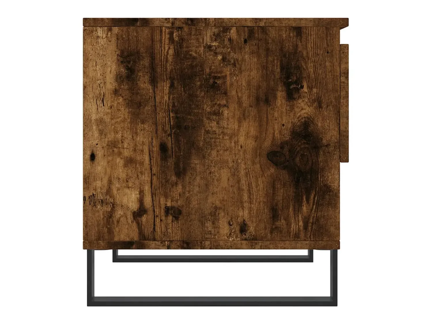 Conjunto de 2 Mesas de Centro | Mesa de apoio | Mesa de café 50x46x50cm deriv. madeira carvalho fumado Castanho