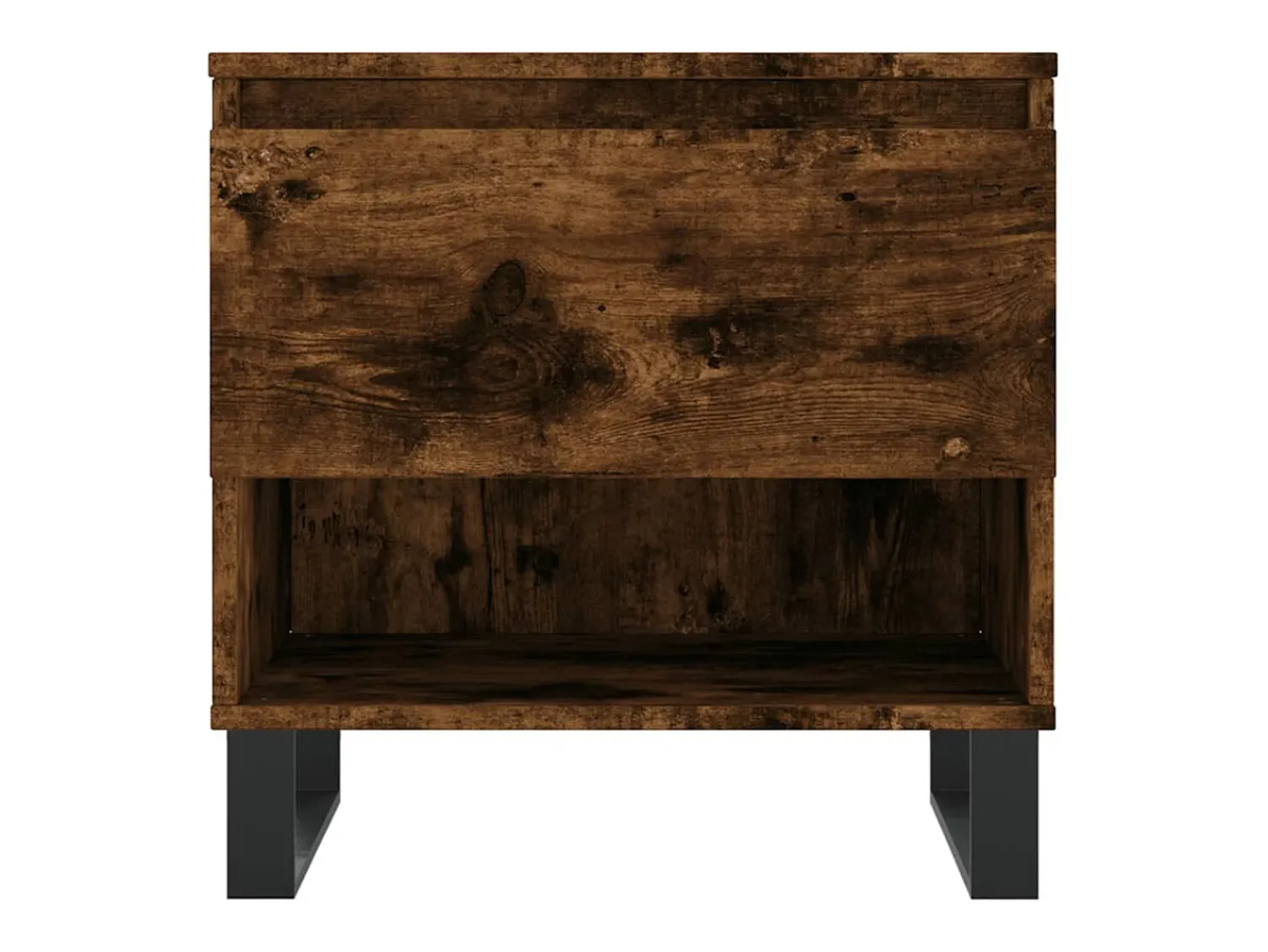 Conjunto de 2 Mesas de Centro | Mesa de apoio | Mesa de café 50x46x50cm deriv. madeira carvalho fumado Castanho