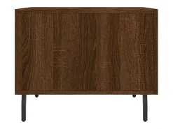 Mesa De Centro* Conjunto de 2 Mesas de Centro | Mesa de apoio | Mesa de café 50x50x40 cm madeira proc. carvalho Castanho