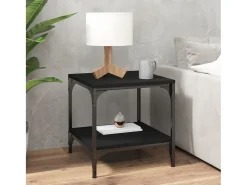 Conjunto de 2 Mesas de Centro | Mesa de apoio | Mesa de café 40x40x40 cm derivados de madeira^ Mesa De Centro