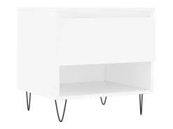 Discount Conjunto de 2 Mesas de Centro | Mesa de apoio | Mesa de café 50x46x50 cm derivados de madeira Branco