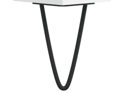Discount Conjunto de 2 Mesas de Centro | Mesa de apoio | Mesa de café 50x46x50 cm derivados de madeira Branco