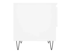 Discount Conjunto de 2 Mesas de Centro | Mesa de apoio | Mesa de café 50x46x50 cm derivados de madeira Branco