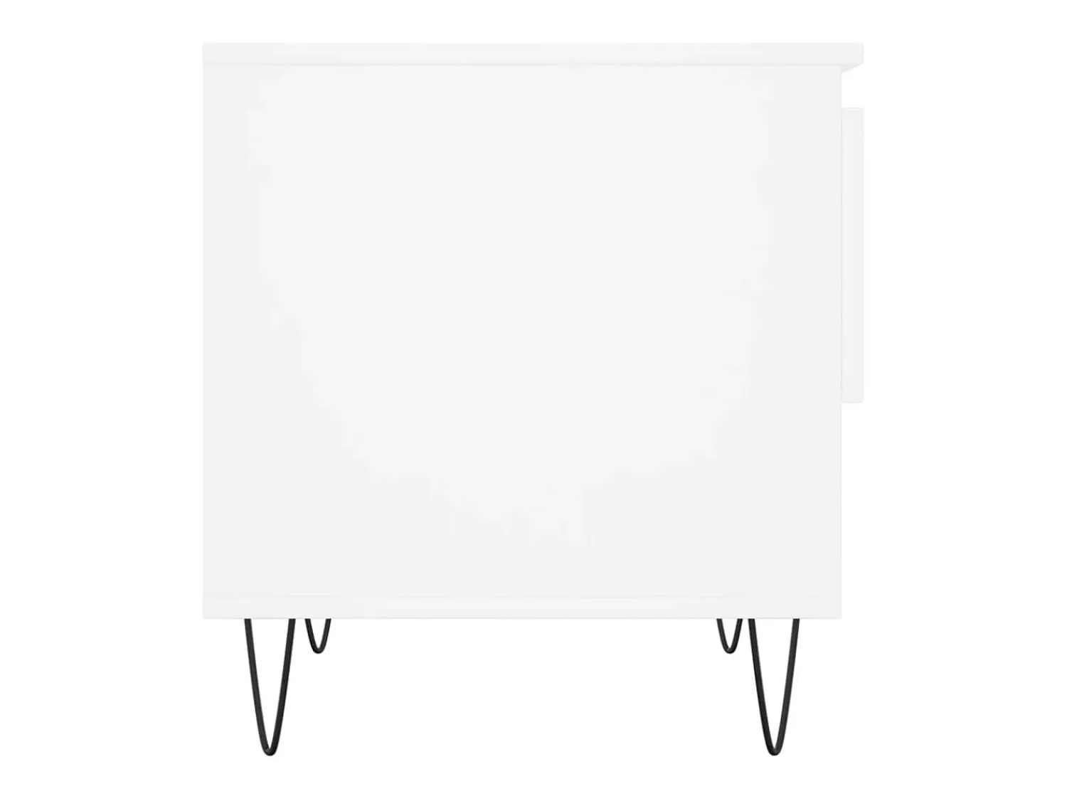 Discount Conjunto de 2 Mesas de Centro | Mesa de apoio | Mesa de café 50x46x50 cm derivados de madeira Branco