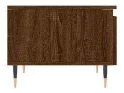 Online Conjunto de 2 Mesas de Centro | Mesa de apoio | Mesa de café 50x46x35 cm deriv. madeira carvalho Castanho