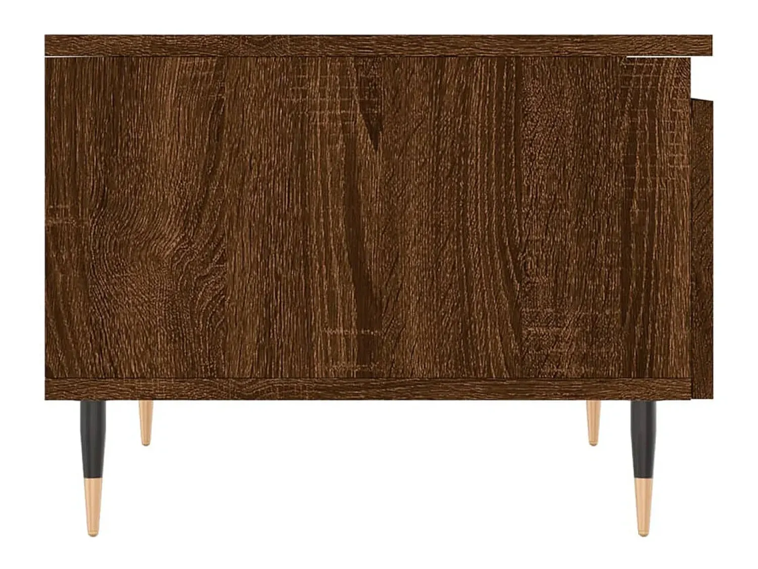 Online Conjunto de 2 Mesas de Centro | Mesa de apoio | Mesa de café 50x46x35 cm deriv. madeira carvalho Castanho