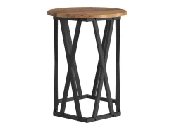 Conjunto de 2 Mesas de Centro | Mesa de apoio | Mesa de café Madeira antiga 50x50x50 cm^ Mesa De Centro
