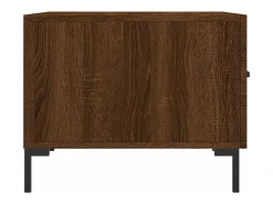 Discount Conjunto de 2 Mesas de Centro | Mesa de apoio | Mesa de café 50x50x40 cm madeira proc. carvalho Castanho