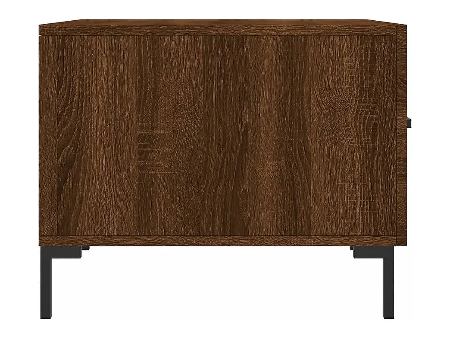 Discount Conjunto de 2 Mesas de Centro | Mesa de apoio | Mesa de café 50x50x40 cm madeira proc. carvalho Castanho